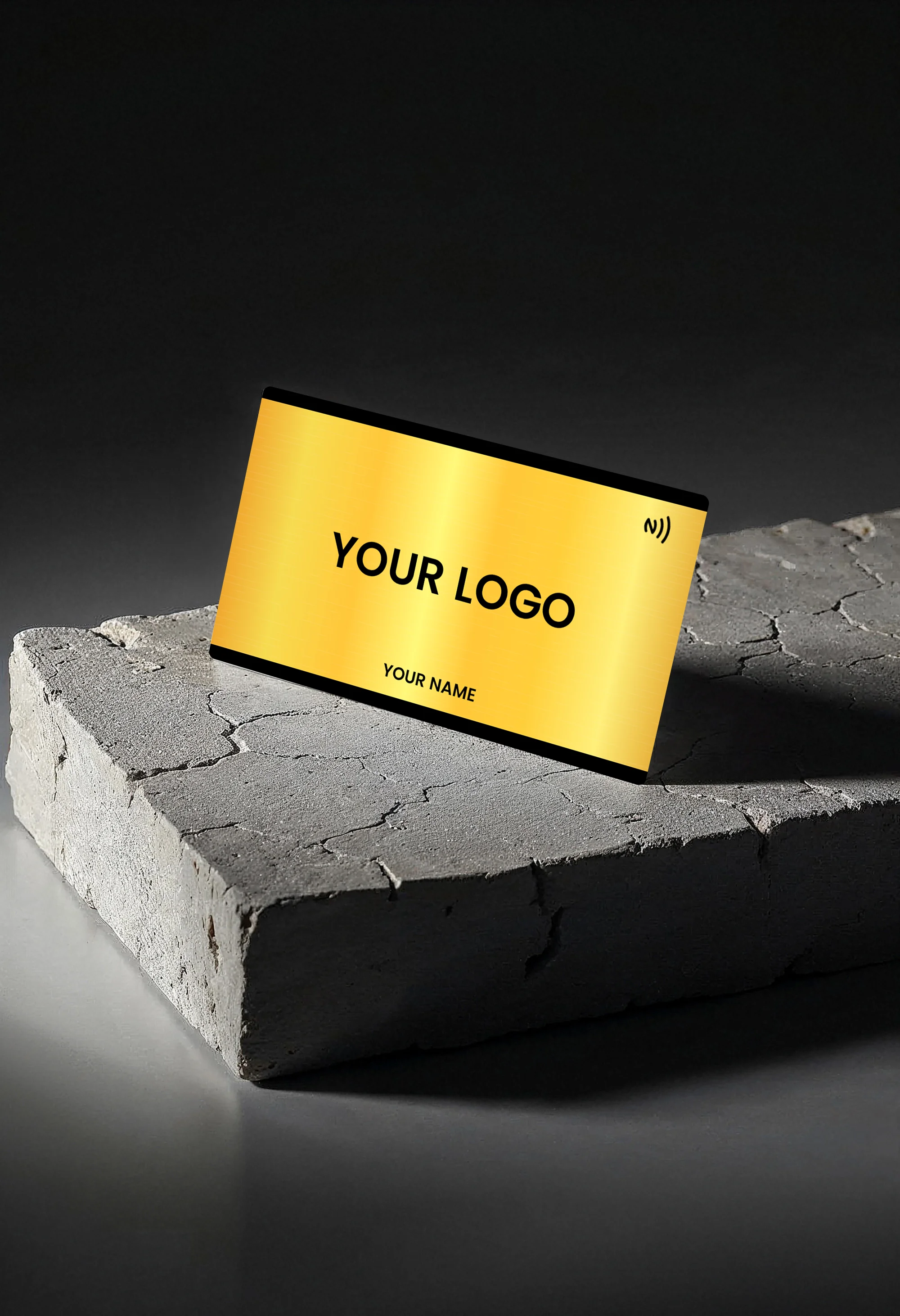 Royal Edition Gold Metal NFC Business Card for Prestigious Brand Presence (Engraving)