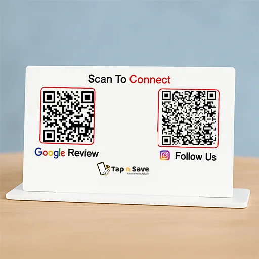 Dual QR Power Pack Standee Combo for Double the Customer Engagement