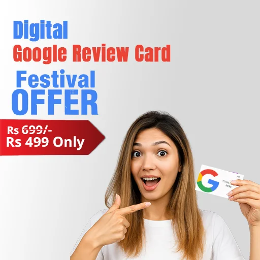 One-Tap Google Review Card for Instant Customer Feedback and Ratings