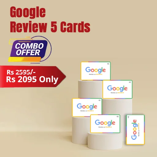 Premium 5-Card Google Review Boosting Pack