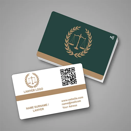 Lawyer NFC PVC Card – Contactless Networking Solution #TD0025