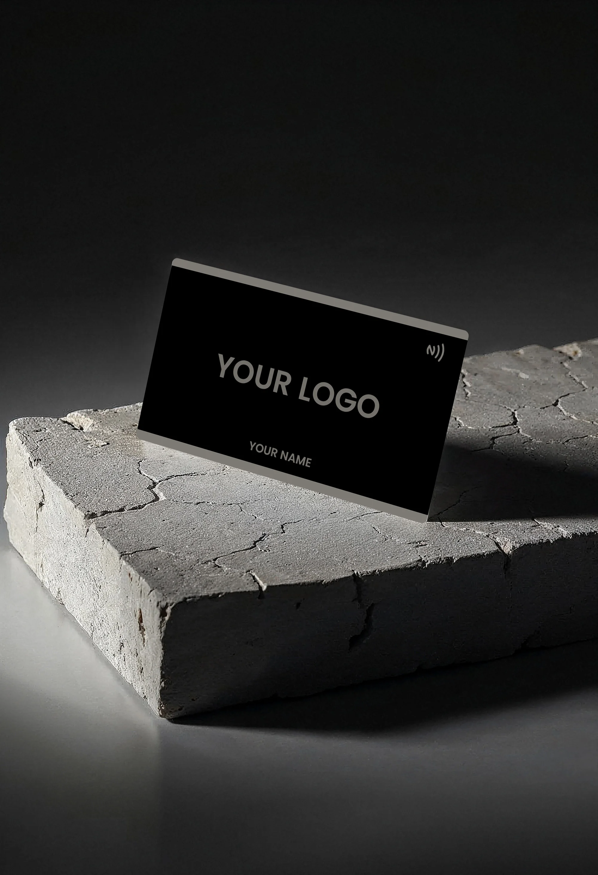 Exclusive Executive Edition Black Metal NFC Card for Modern Business Connections (Engraving)